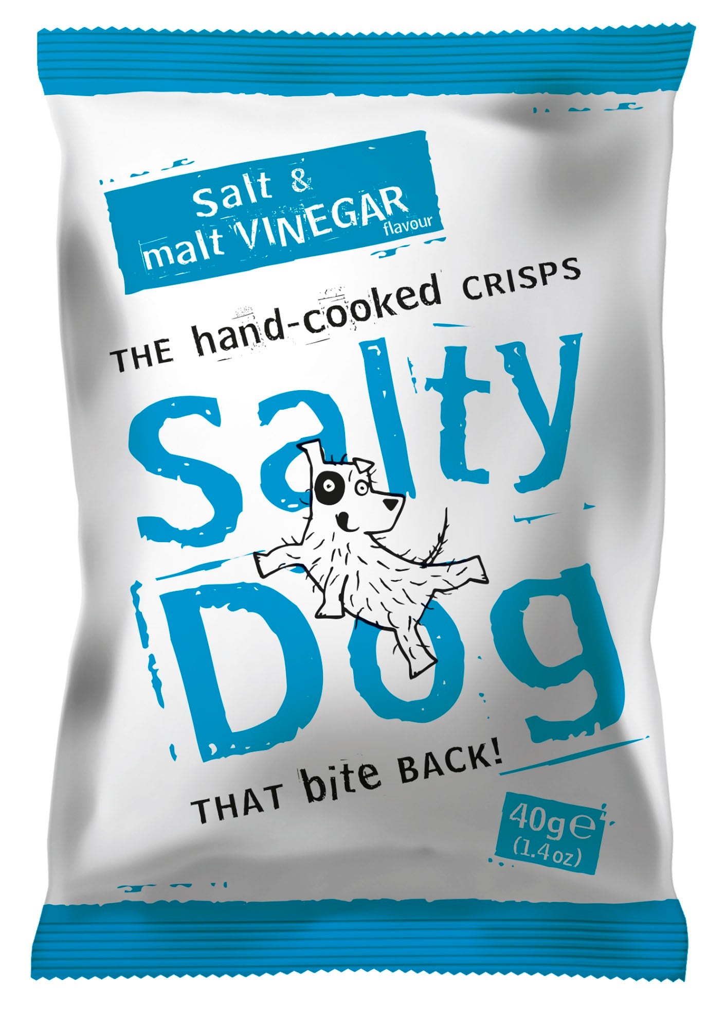 Salty Dog - Salt & Malt Vinegar 24x40g