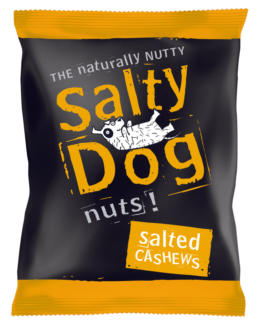 Salty Dog Salted Cashews 24x30g