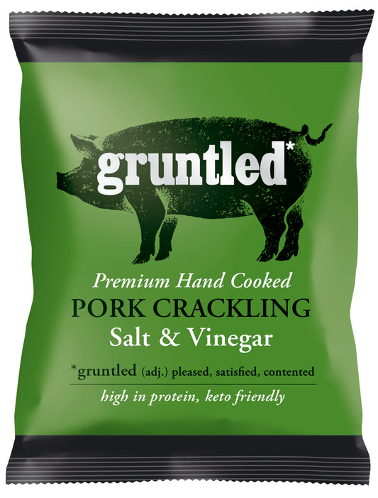 Gruntled Crackling Salt & Vinegar 20x35g
