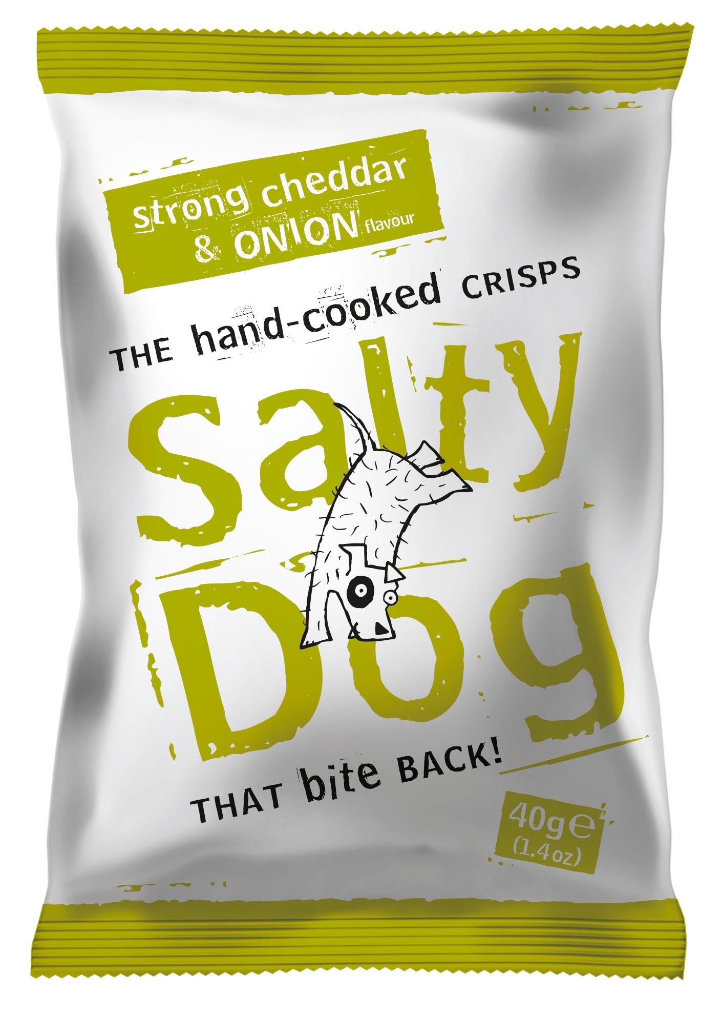 Salty Dog - Strong Cheddar & Onion 24x40g