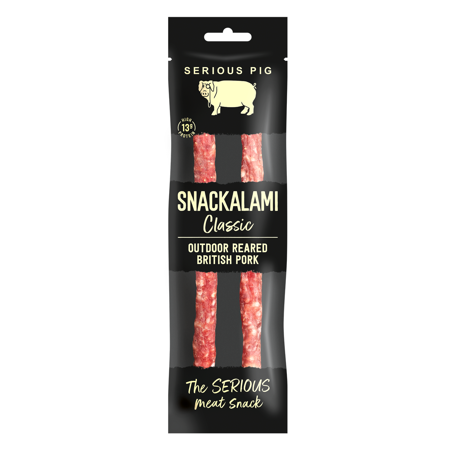 Serious Pig Snackalami 'Classic' 2 per pack 30g